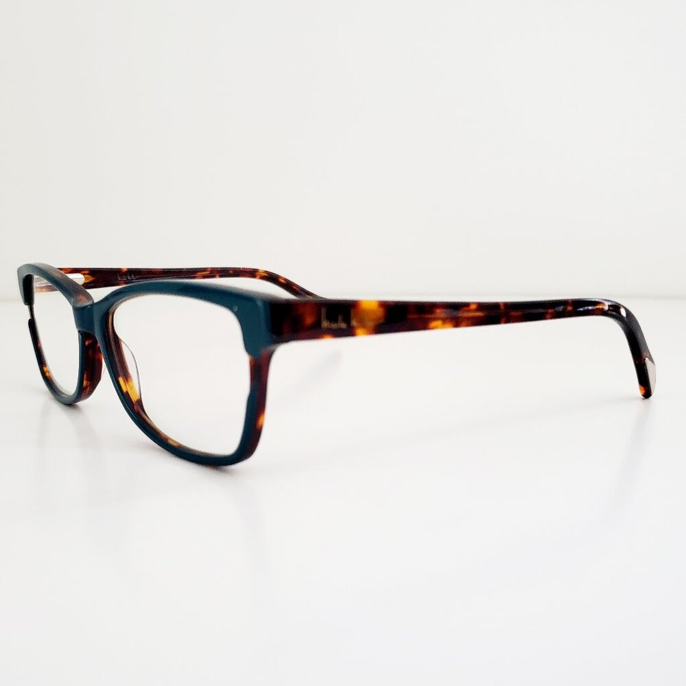 NICOLE MILLER 'ELLERY' Teal & Tortoise Shell Frames Women's Eyewear 53-15-135
